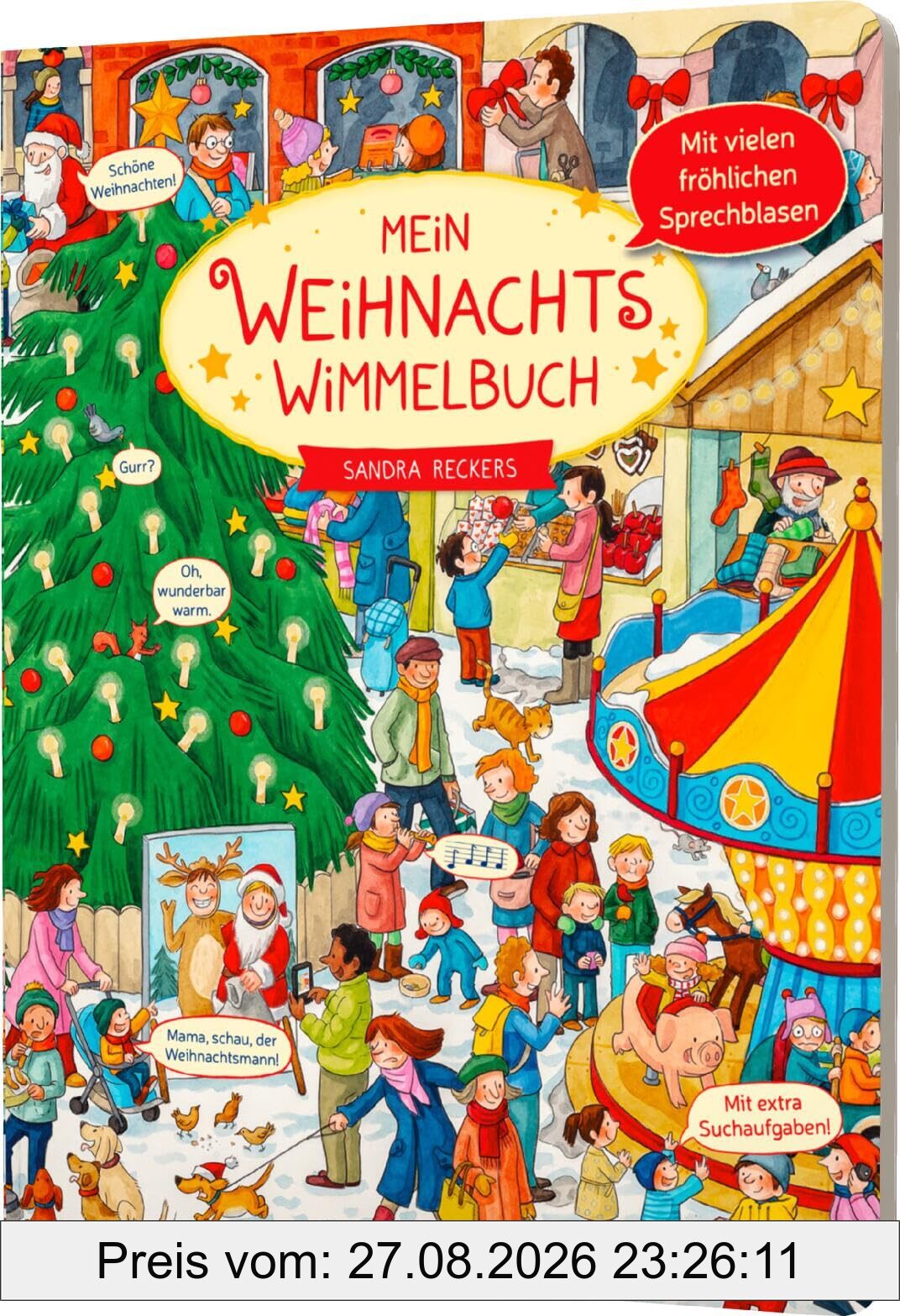 Mein Weihnachts-Wimmelbuch: Mit fröhlichen Geschichten in Sprechblasen