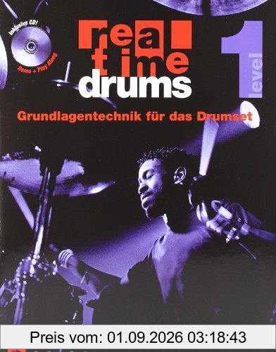 Real Time Drums Level 1, m. Audio-CD