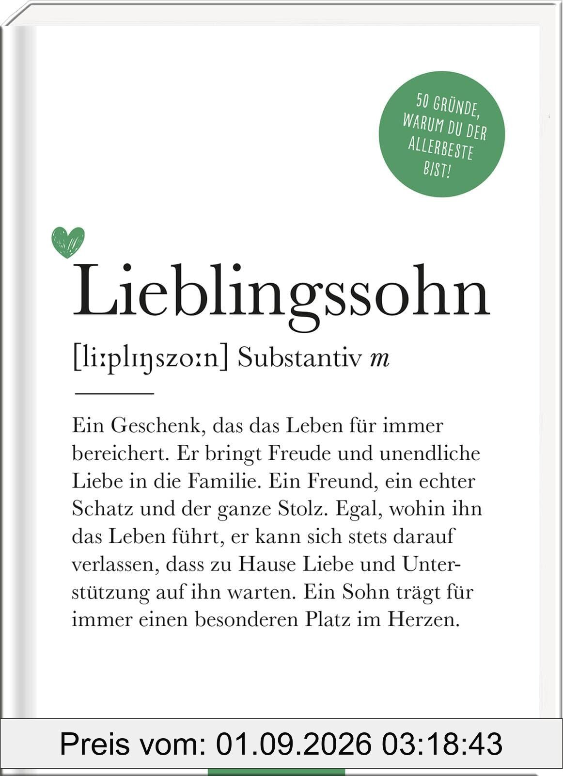 Lieblingssohn (Substantiv, m)