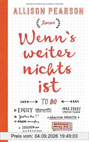Wenn’s weiter nichts ist: Roman