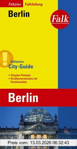 unbekannt Falkplan Falk-Faltung Berlin Mit Cityplan Potsdam