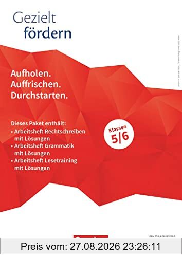 Gezielt fördern - Lern- und Übungshefte Deutsch - 5./6. Schuljahr: Thematische Arbeitshefte - Im Paket