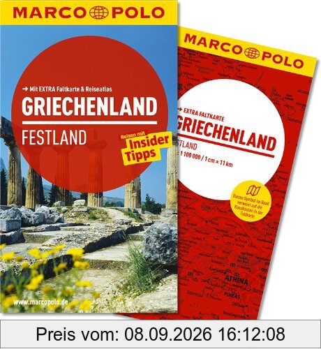 MARCO POLO Reiseführer Griechenland Festland: Reisen mit Insider-Tipps. Mit EXTRA Faltkarte & Reiseatlas