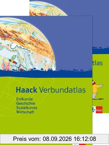 Haack Verbundatlas. Ausgabe für Berlin: Erdkunde, Geschichte, Sozialkunde, Wirtschaft. Mit Arbeitsheft Kartenlesen mit Atlasführerschein