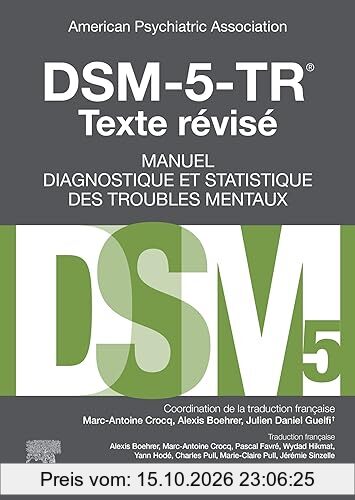 DSM-5, manuel diagnostique et statistique des troubles mentaux
