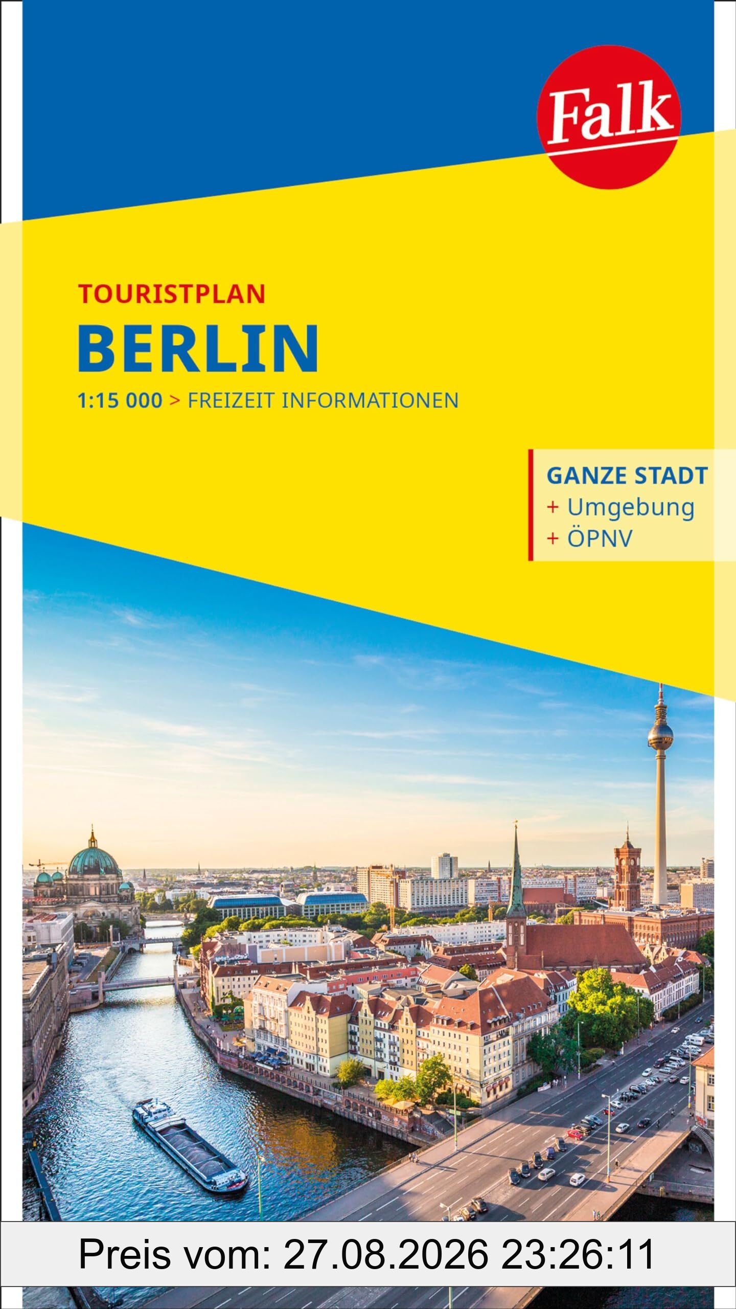 Falk Touristplan Berlin 1:15.000