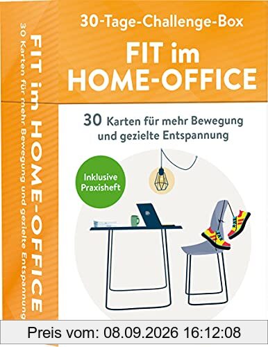 Fit im Home-Office. 30-Tage-Challenge-Box: 30 Karten für mehr Bewegung und gezielte Entspannung