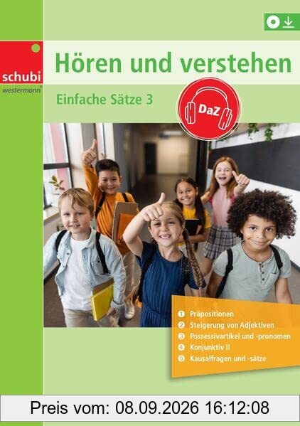 Hören und Verstehen DaZ: Einfache Sätze Band 3