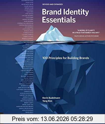 Kevin Budelmann Brand Identity Essentials, Revised And Expanded, 100 Principles For Building Brands (Essential Design Handbooks)