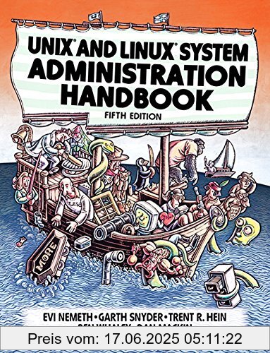 Binding : Taschenbuch, Edition : 5, Label : Addison Wesley, Publisher : Addison Wesley, medium : Taschenbuch, numberOfPages : 1232, publicationDate : 2017-08-08, authors : Evi Nemeth, Garth Snyder, Hein, Trent R., Ben Whaley, Dan Mackin, languages : english, ISBN : 0134277554