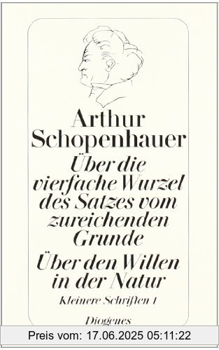 Binding : Broschiert, Edition : 8. Aufl., Label : Diogenes, Publisher : Diogenes, NumberOfItems : 1, medium : Broschiert, numberOfPages : 342, publicationDate : 2007-09-01, authors : Arthur Schopenhauer, languages : german, ISBN : 3257204256