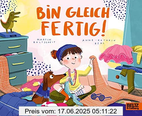 Binding : Pappbilderbuch, Edition : Originalausgabe, Label : Beltz & Gelberg, Publisher : Beltz & Gelberg, medium : Sonstige Einbände, numberOfPages : 24, publicationDate : 2021-08-18, releaseDate : 2021-08-18, authors : Martin Baltscheit, Anne-Kathrin Behl, ISBN : 3407754922