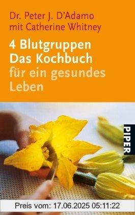 Binding : Taschenbuch, Edition : 10., Aufl., Label : Piper Taschenbuch, Publisher : Piper Taschenbuch, NumberOfItems : 1, medium : Taschenbuch, numberOfPages : 352, publicationDate : 2002-03-01, authors : D'Adamo, Peter J., translators : Erica Mertens-Feldbausch, languages : german, ISBN : 3492234984