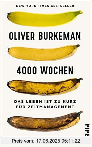 Binding : Gebundene Ausgabe, Edition : 1., Label : Piper, Publisher : Piper, medium : Gebundene Ausgabe, numberOfPages : 304, publicationDate : 2022-03-31, releaseDate : 2022-03-31, authors : Oliver Burkeman, translators : Heide Lutosch, Henning Dedekind, ISBN : 3492058167