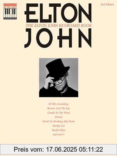 Brand : Hal Leonard, Binding : Taschenbuch, Edition : 2, Label : Hal Leonard, Publisher : Hal Leonard, PackageQuantity : 1, medium : Taschenbuch, numberOfPages : 184, publicationDate : 1993-06-01, authors : Elton John, languages : english, ISBN : 0793514789