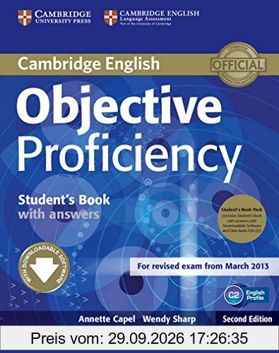 Objective Proficiency Student's Book Pack (student's Book with Answers with Downloadable Software and Class Audio CDs (2))