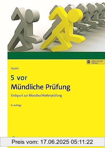 Binding : Taschenbuch, Edition : 8., überarbeitete Auflage. Online-Version inklusive., Label : NWB Verlag, Publisher : NWB Verlag, medium : Taschenbuch, numberOfPages : 162, publicationDate : 2023-10-23, authors : Nicolini, Hans J., ISBN : 3482638683