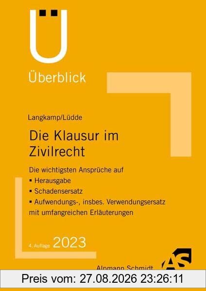Die Klausur im Zivilrecht (Überblick)