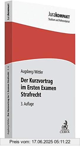 Binding : Taschenbuch, Edition : 3, Label : C.H.Beck, Publisher : C.H.Beck, medium : Taschenbuch, numberOfPages : 142, publicationDate : 2019-02-18, authors : Steffen Augsberg, Barbara Mittler, ISBN : 3406725643