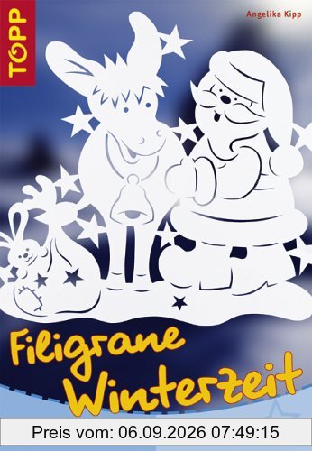 Filigrane Winterzeit. Einteilige Fensterbilder ganz in Weiß