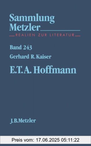 Binding : Broschiert, Label : J.B. Metzler, Publisher : J.B. Metzler, NumberOfItems : 1, medium : Broschiert, numberOfPages : 232, publicationDate : 1988-06-01, releaseDate : 1988-06-01, authors : Kaiser, Gerhard R., ISBN : 3476102432