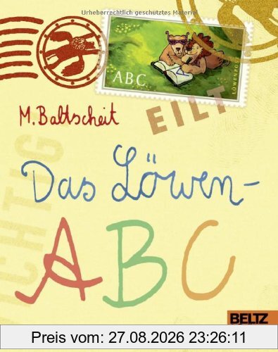 Das Löwen-ABC: Vierfarbiges Pappbilderbuch