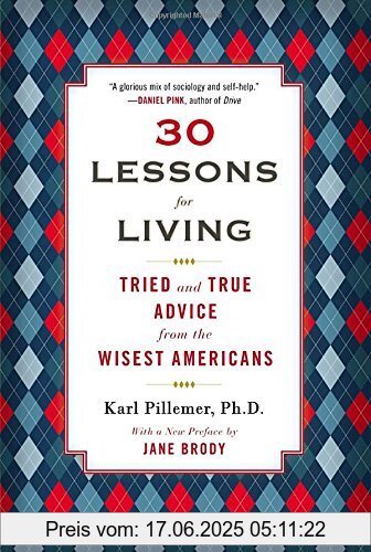 Binding : Taschenbuch, Edition : Reprint, Label : Plume, Publisher : Plume, NumberOfItems : 3, PackageQuantity : 1, Format : Rauer Buchschnitt, medium : Taschenbuch, numberOfPages : 288, publicationDate : 2012-10-30, releaseDate : 2012-10-30, authors : Karl Pillemer Ph.D., languages : english, ISBN : 0452298482