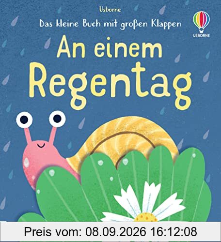 Das kleine Buch mit großen Klappen: An einem Regentag: ein Natur-Buch zum Mitmachen und Entdecken für Kinder ab 6 Monaten (Kleine-Bücher-große-Klappen-Reihe)