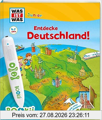 BOOKii® WAS IST WAS Junior Entdecke Deutschland!: Über 900 Hörerlebnisse und interaktive Spiele! (BOOKii / Antippen, Spielen, Lernen)