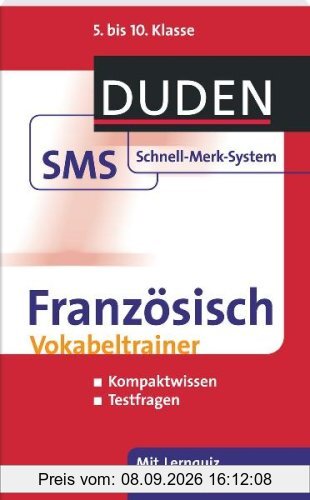 Französisch Vokabeltrainer: 5. bis 10. Klasse