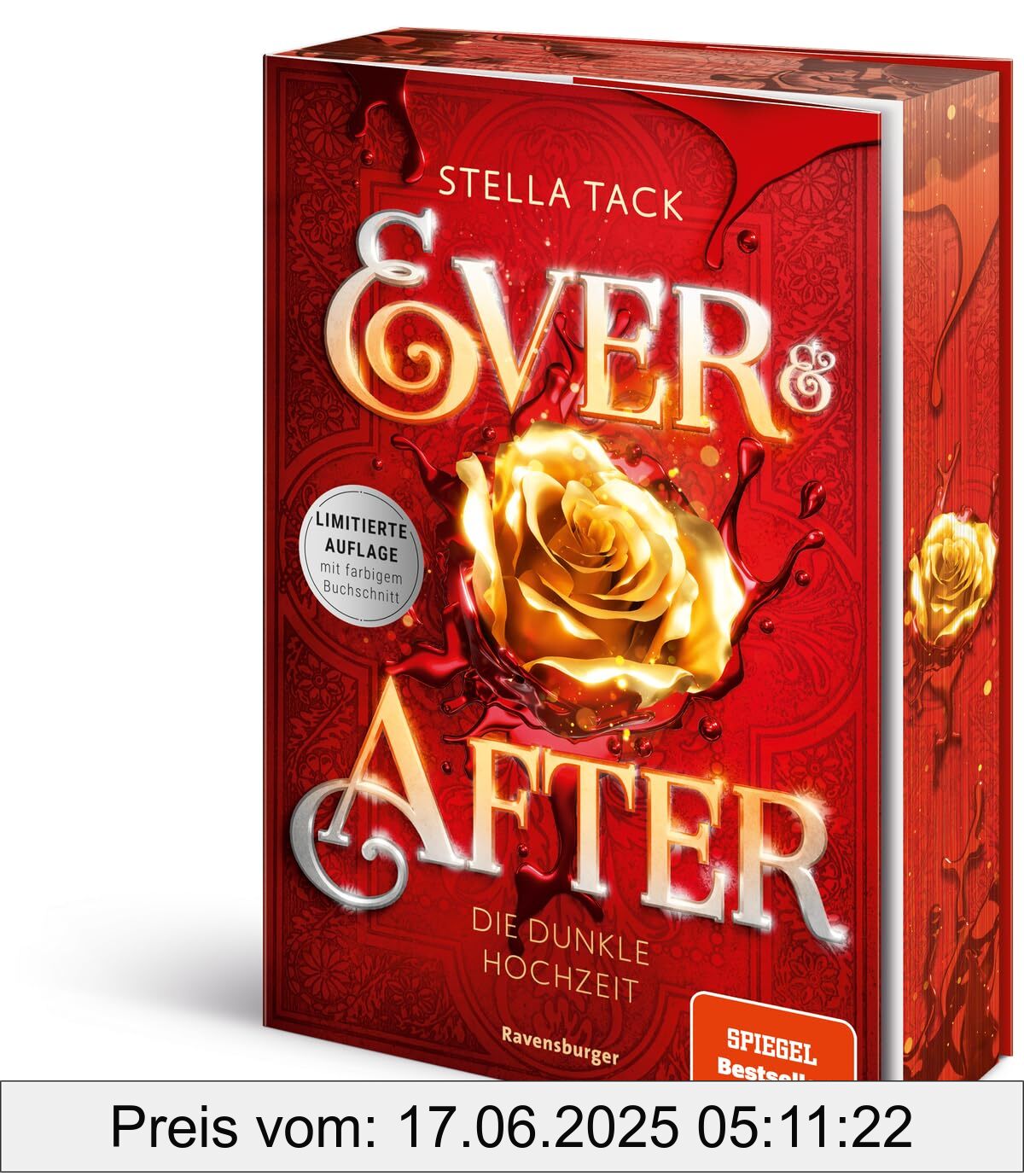 Brand : Ravensburger, Binding : perfect, Edition : 2, Label : Ever & After, Band 2 : Die dunkle Hochzeit (SPIEGEL-Bestseller | Limitierte Auflage mit Farbschnitt | Das perfekte Geschenk zu Weihnachten), medium : perfect, numberOfPages : 704, publicationDate : 2024-11-28, releaseDate : 2024-11-28, languages : german, ISBN : 3473586145