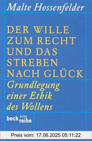 Binding : Taschenbuch, Edition : 1, Label : C.H.Beck, Publisher : C.H.Beck, medium : Taschenbuch, numberOfPages : 215, publicationDate : 2000-09-21, authors : Malte Hossenfelder, languages : german, ISBN : 3406459234