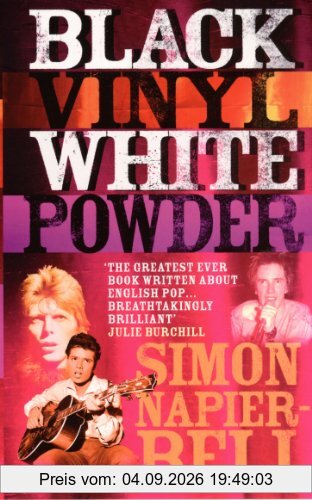 Black Vinyl White Powder