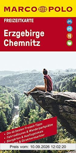 MARCO POLO Freizeitkarte Deutschland Blatt 23 Erzgebirge, Chemnitz: 1:100 000