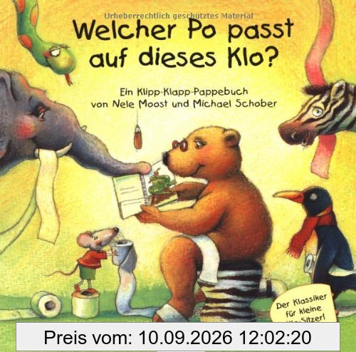 Welcher Po passt auf dieses Klo?: Klipp-Klapp-Pappausgabe