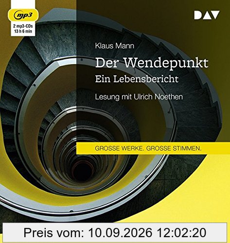 Der Wendepunkt. Ein Lebensbericht: Lesung mit Ulrich Noethen (2 mp3-CDs)