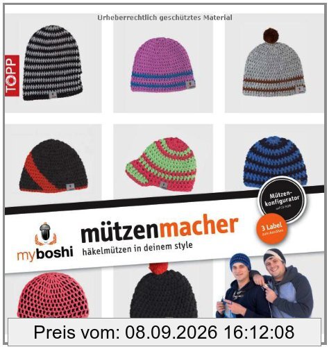 myboshi - Mützenmacher: Mützen in deinem Style selber häkeln
