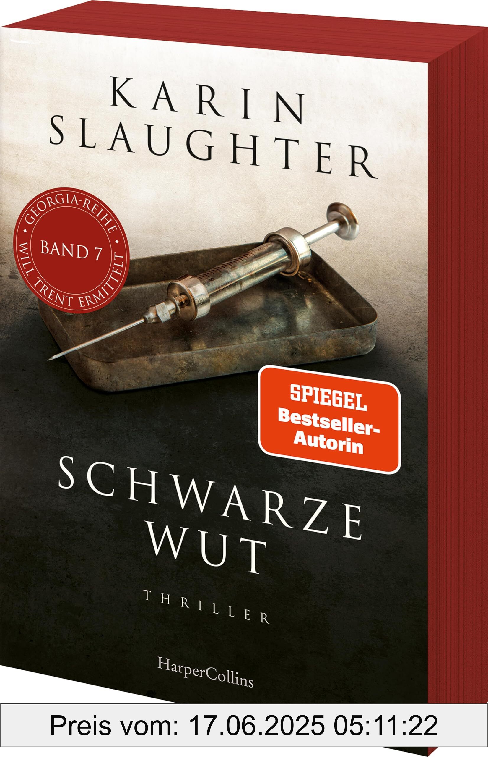 Binding : paperback, Edition : 1., Label : Schwarze Wut : Thriller | Ein weiterer spannungsgeladener Roman der SPIEGEL-Bestsellerautorin – Will Trent im Einsatz | Mit exklusivem Farbschnitt in limitierter Erstauflage (Georgia-Serie, Band 7), medium : paperback, numberOfPages : 464, publicationDate : 2024-09-24, languages : german, ISBN : 3365008780