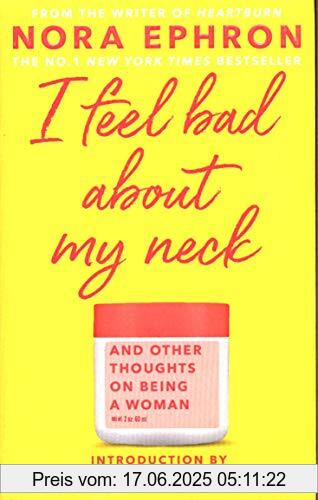 Binding : Taschenbuch, Label : Doubleday, Publisher : Doubleday, PackageQuantity : 1, medium : Taschenbuch, numberOfPages : 224, publicationDate : 2020-01-09, releaseDate : 2020-01-09, authors : Nora Ephron, ISBN : 0857526936