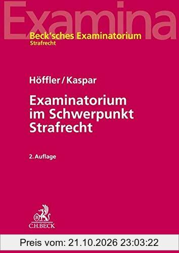 Examinatorium im Schwerpunkt Strafrecht