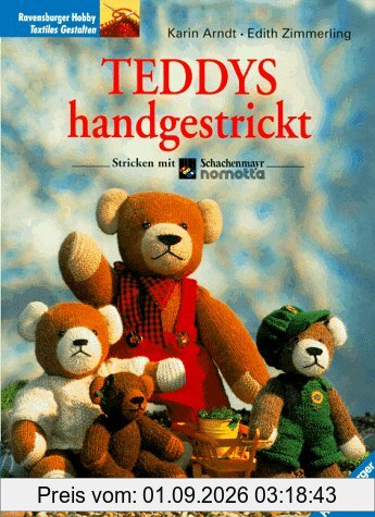 Teddys handgestrickt. Stricken mit Schachenmayr Nomotta