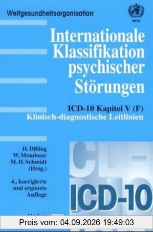 Internationale Klassifikation psychischer Störungen, Klinisch-diagnostische Leitlinien