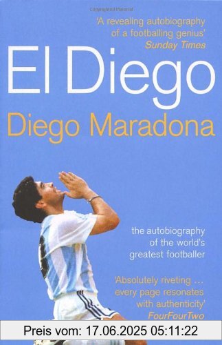 Binding : Taschenbuch, Edition : New Ed, Label : Yellow Jersey Press, Publisher : Yellow Jersey Press, NumberOfItems : 1, PackageQuantity : 1, medium : Taschenbuch, numberOfPages : 256, publicationDate : 2005-10-31, releaseDate : 2005-10-31, authors : Diego Maradona, languages : english, ISBN : 0224071904