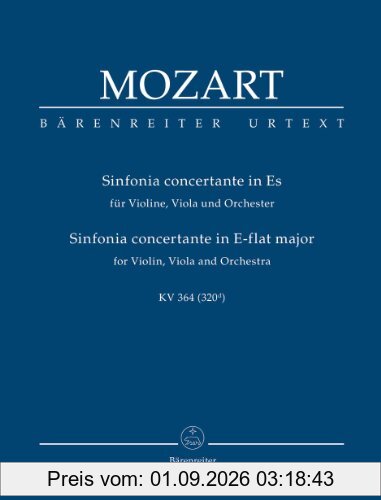 Sinfonia Concertante in Es für Violine, Viola und Orchester