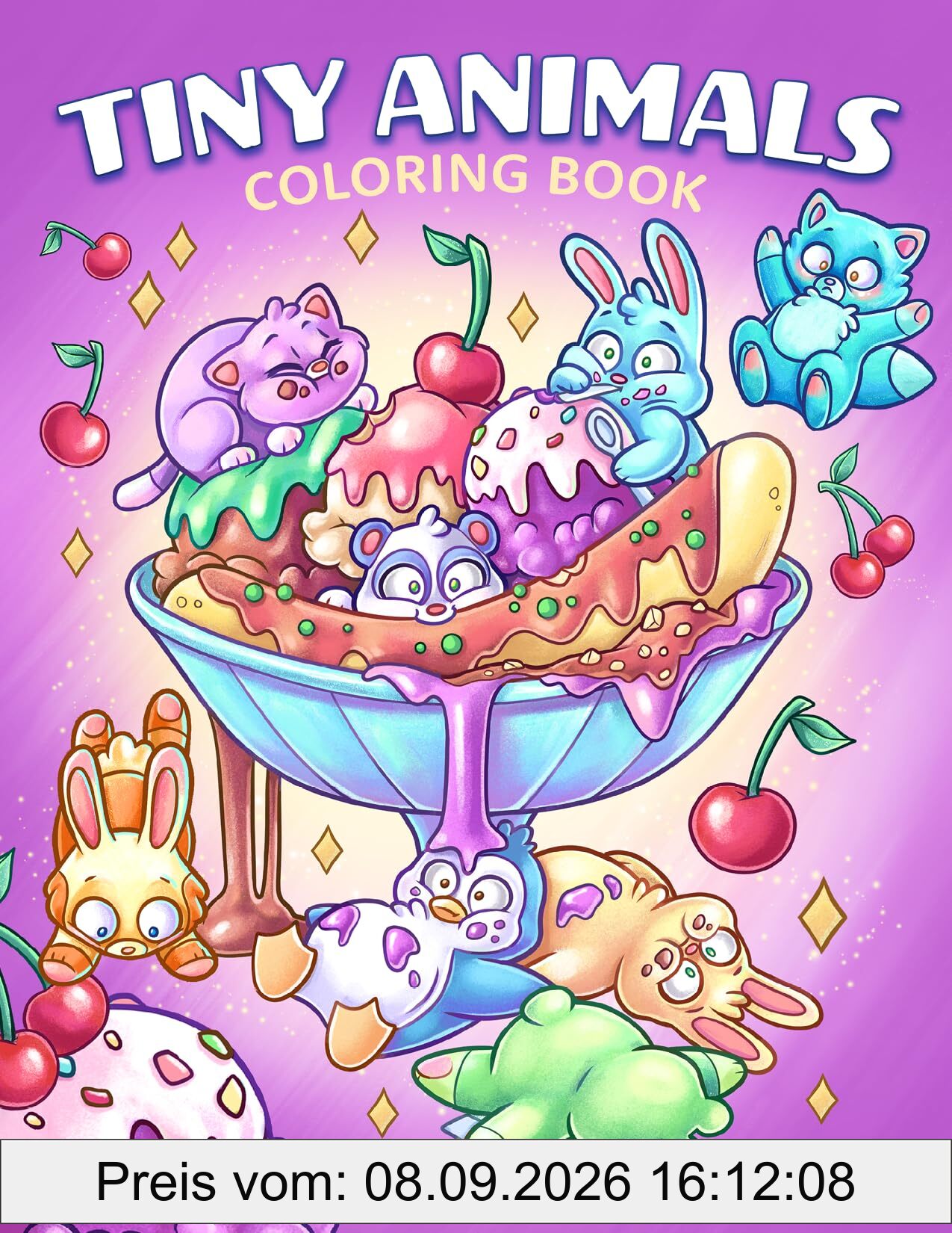 Tiny Animals Coloring Book: For Adults with Hilarious Scenes for Fun and Relaxation (Cute Animal Coloring Books)
