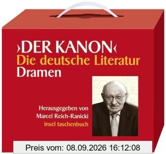 Der Kanon. Die deutsche Literatur. Dramen: Acht Bände und ein Begleitband im Schuber: 8 Bände und 1 Begleitband (insel taschenbuch)