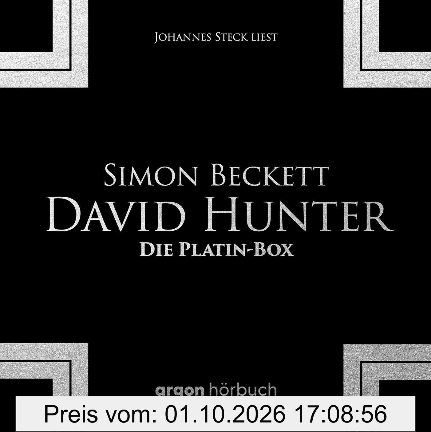 David Hunter – Die Platin-Box: Die Chemie des Todes, Kalte Asche, Leichenblässe, Verwesung, Totenfang, Die ewigen Toten