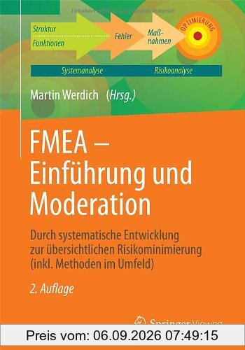 FMEA - Einführung und Moderation: Durch systematische Entwicklung zur übersichtlichen Risikominimierung (inkl. Methoden im Umfeld)