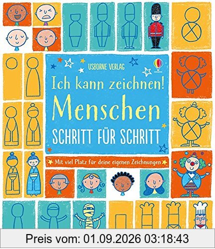 Ich kann zeichnen! Menschen: Schritt für Schritt