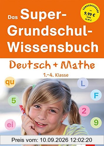 Klett Mein großes Grundschulbuch zum Nachschlagen Deutsch und Mathe 1.-4. Klasse
